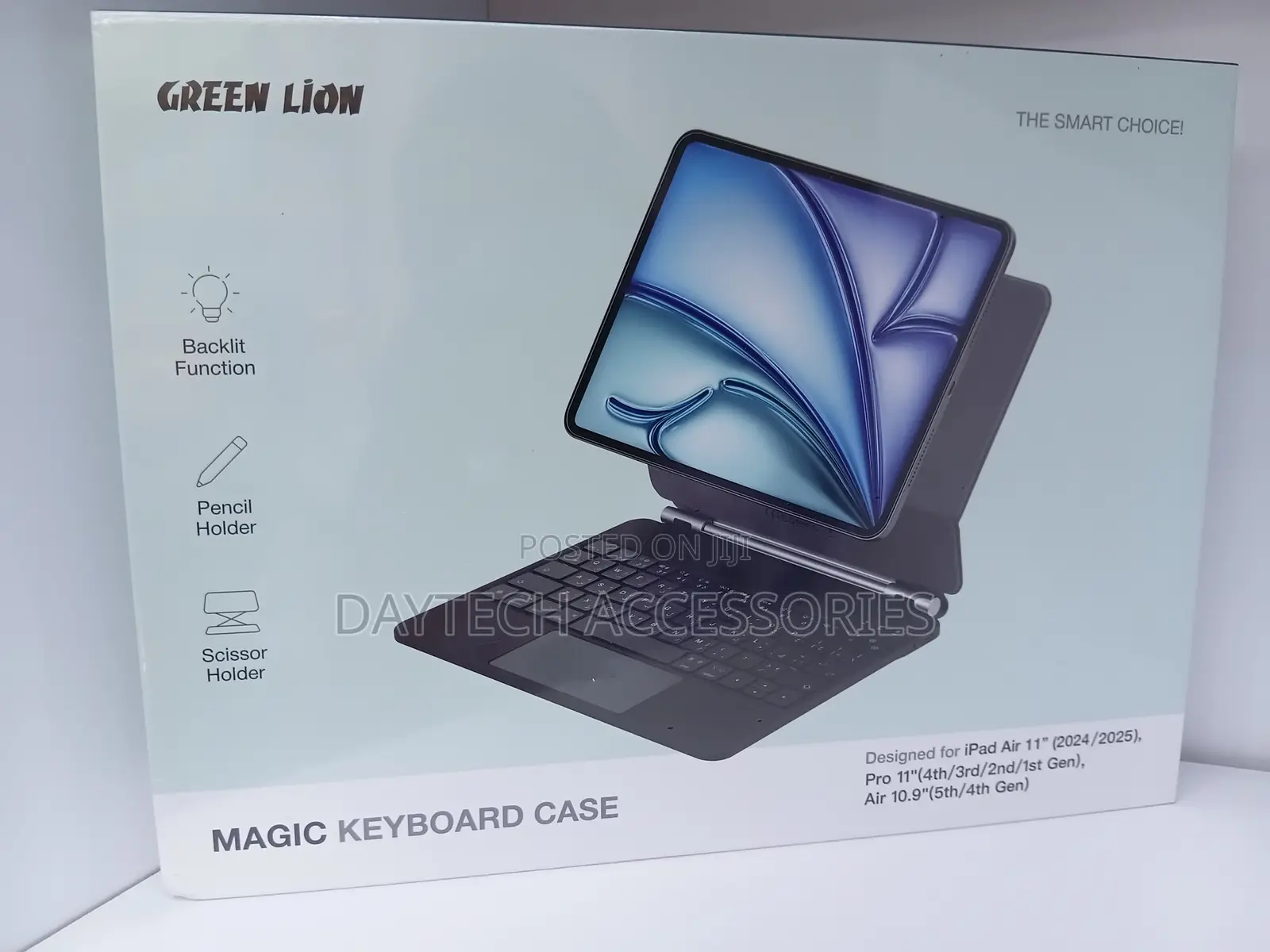Green Lion Magic Keyboard Case iPad Air 11”High Sensitivity Touchpad