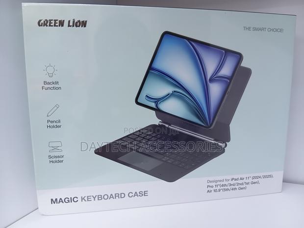 Green Lion Magic Keyboard Case iPad Air 11”High Sensitivity Touchpad