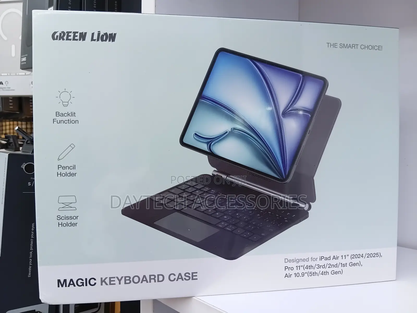 Green Lion Magic Keyboard Case iPad Air 11”High Sensitivity Touchpad