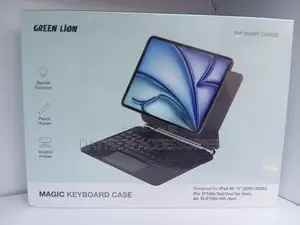 Green Lion iPad 11th (A16, 2025) / 10th Gen Case Magic Keyboard.