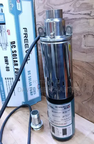 DC Solar Submersible Pump 250Watts 24V 1" Outlet and Reducer Freevel