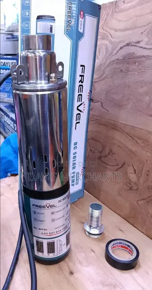 DC Solar Submersible Pump 250Watts 24V 1" Outlet and Reducer Freevel