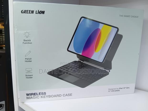 Green Lion Wireless Magic Keyboard Case for iPad 10th Gen and 11-Inch