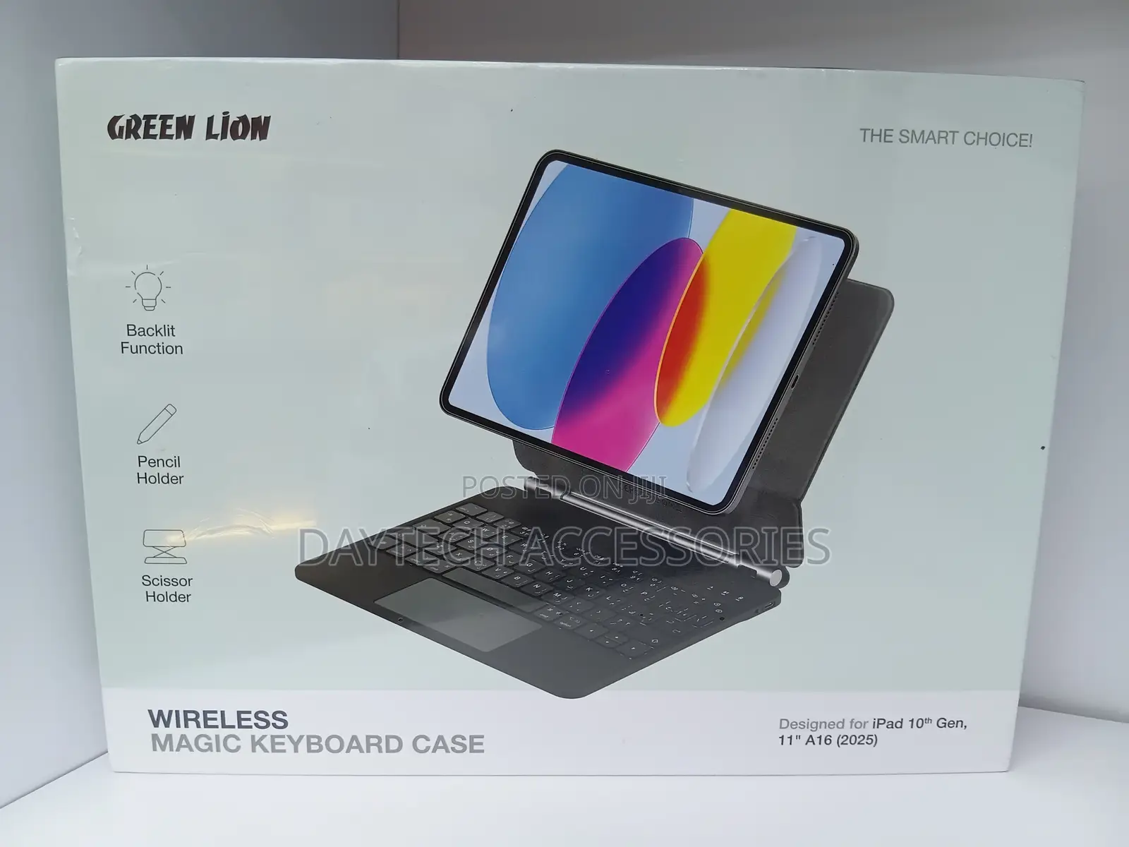 Green Lion Wireless Magic Keyboard Case for iPad 10th Gen and 11-Inch