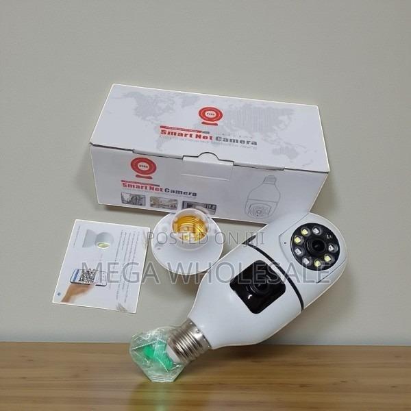 Smart Remote Security Dual Lens PTZ WiFi Bulb Camera