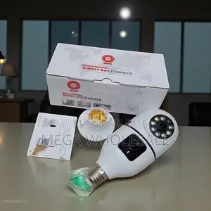 Smart Motion Alerts Dual Lens PTZ WiFi Bulb Camera