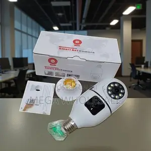 Smart Motion Alerts Dual Lens PTZ WiFi Bulb Camera