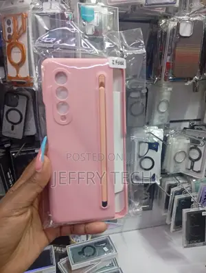 Silicone Case Stylus Pen Holder for a Samsung Galaxy Z Fold 4