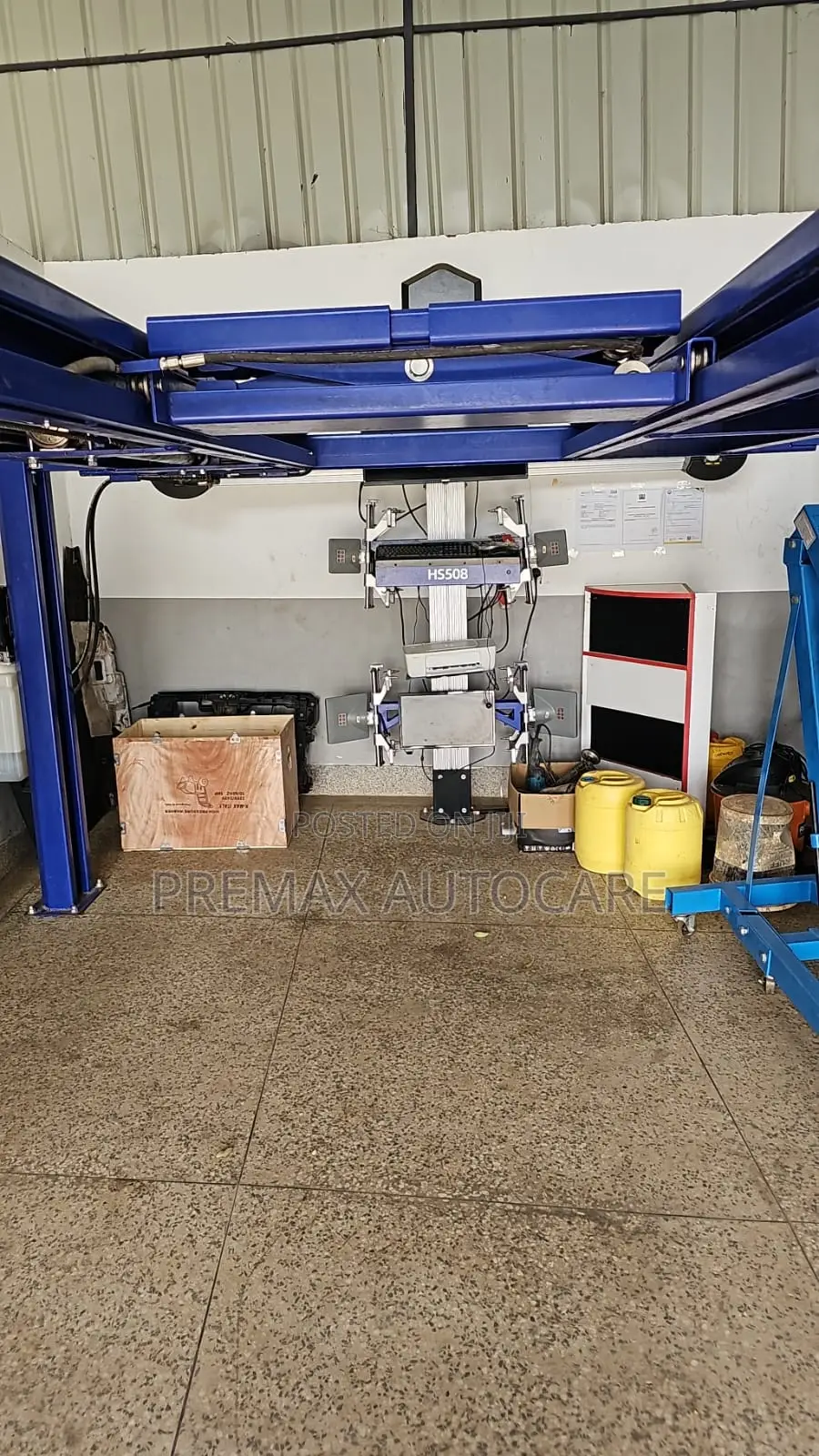 3d Wheel Alignment System With Four Post Lift