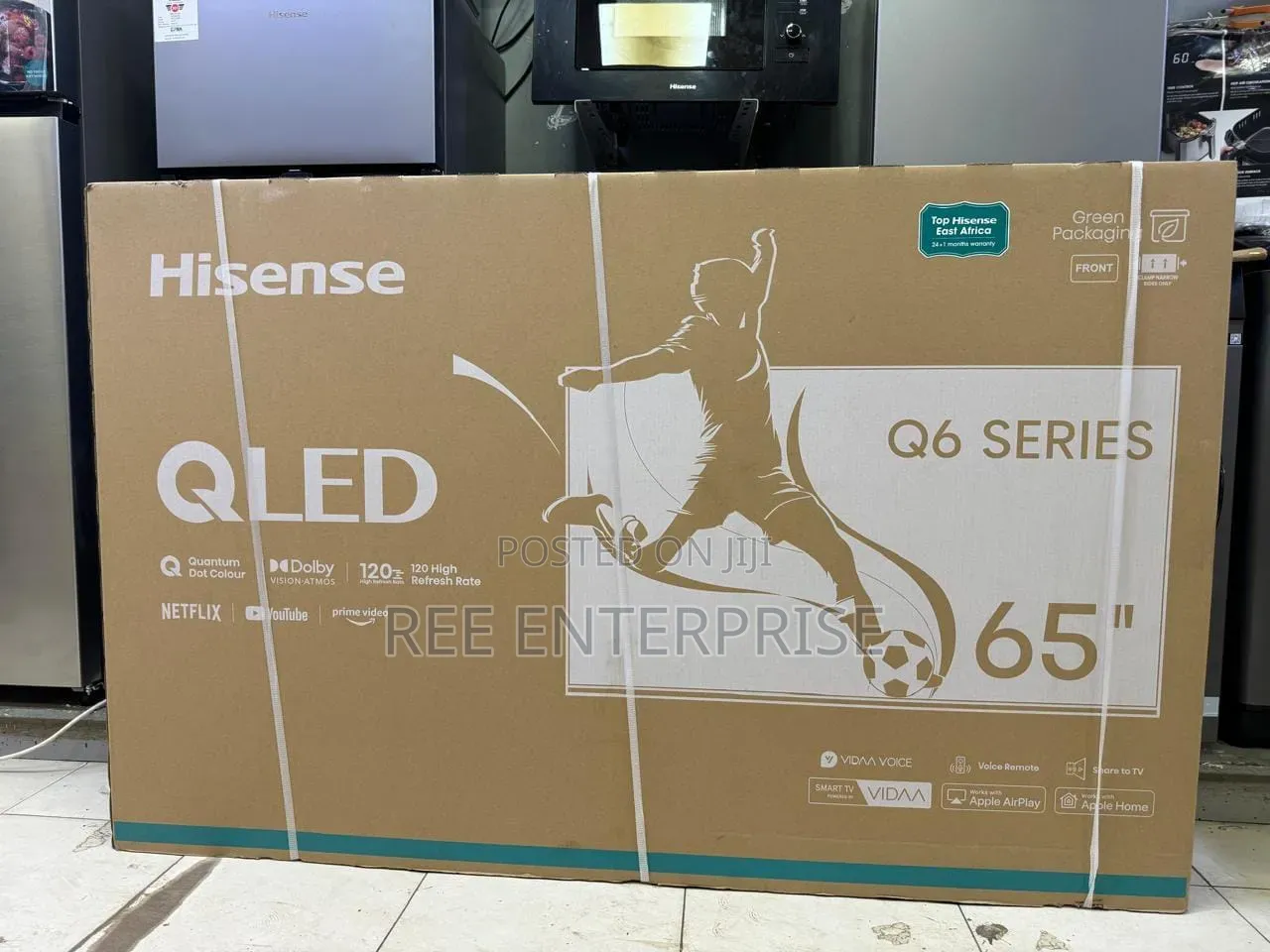 RESTOCKED HISENSE  65QLED Q6 Smart TV Now Available