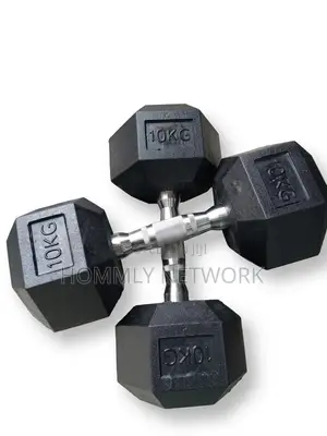 10kg Hexagon Dumbbells Pair