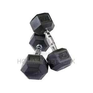 10kg Hexagon Dumbbells Pair