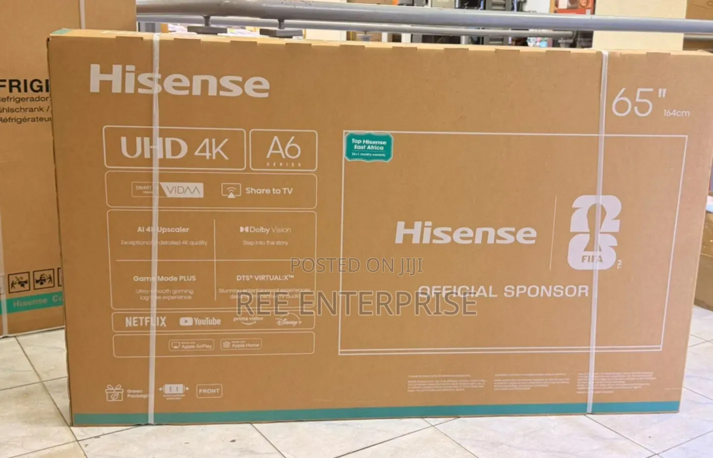 Restocked Hisense 65a6 Uhd 4k Smart Frameless