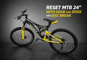 Reset 24" Mountain Bike With Gear and Shox, Disc Break