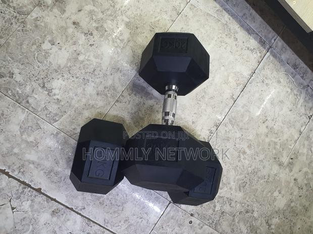 20kg Hex Dumbbells Pair - thumbnail 2