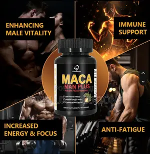 Maca Man Plus 8050MG Extra Strength Herbal Capsules 60 Capsules