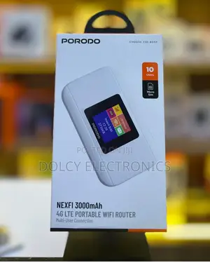PORODO NEXFI 3000mAh 4G Portable Wifi Router