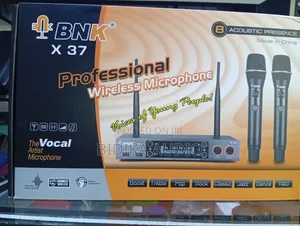 BNK X37 Professional Dual UHF Wireless Handheld Microphone System