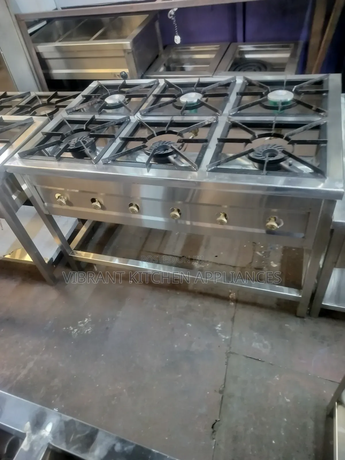 6 Burner Commercial Gas Cooker