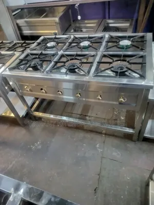 6 Burner Commercial Gas Cooker