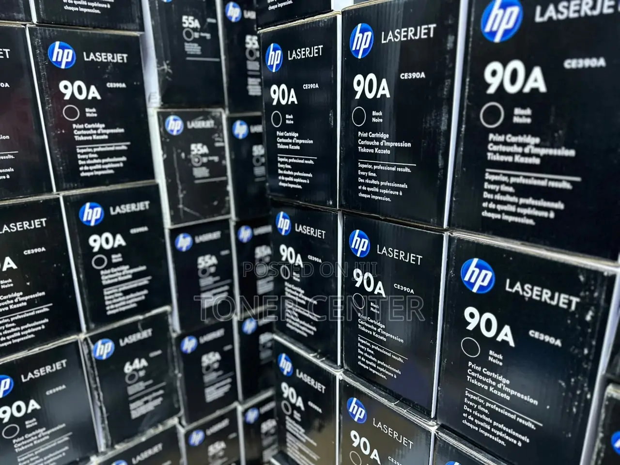 HP 90A Black Original LaserJet Toner Cartridge (CE390A)