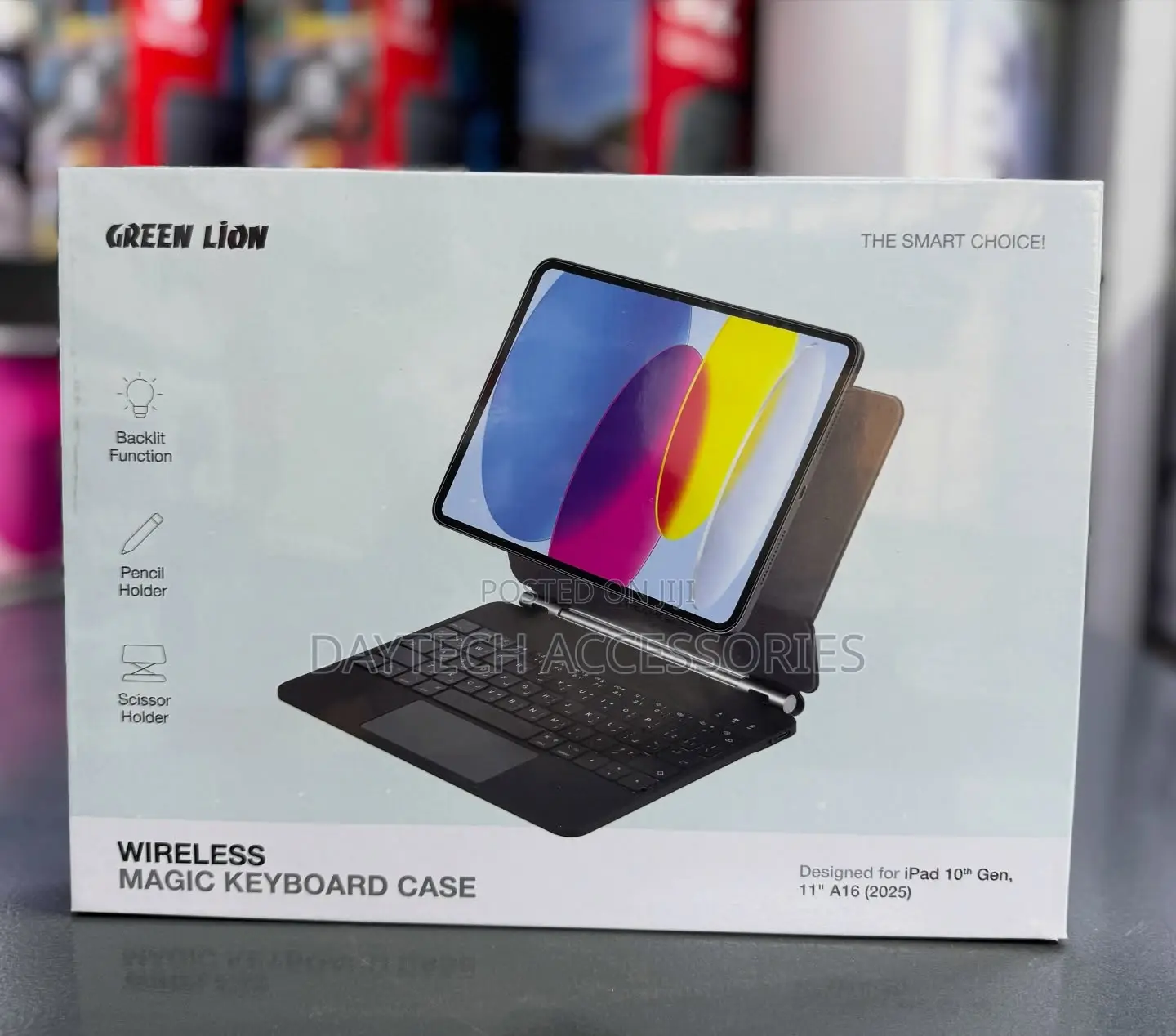 Green Lion Wireless Magic Keyboard Case - Black
