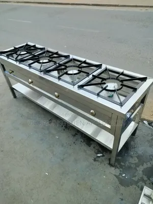 4 Burner High Pressure Commercial Gas Cooker