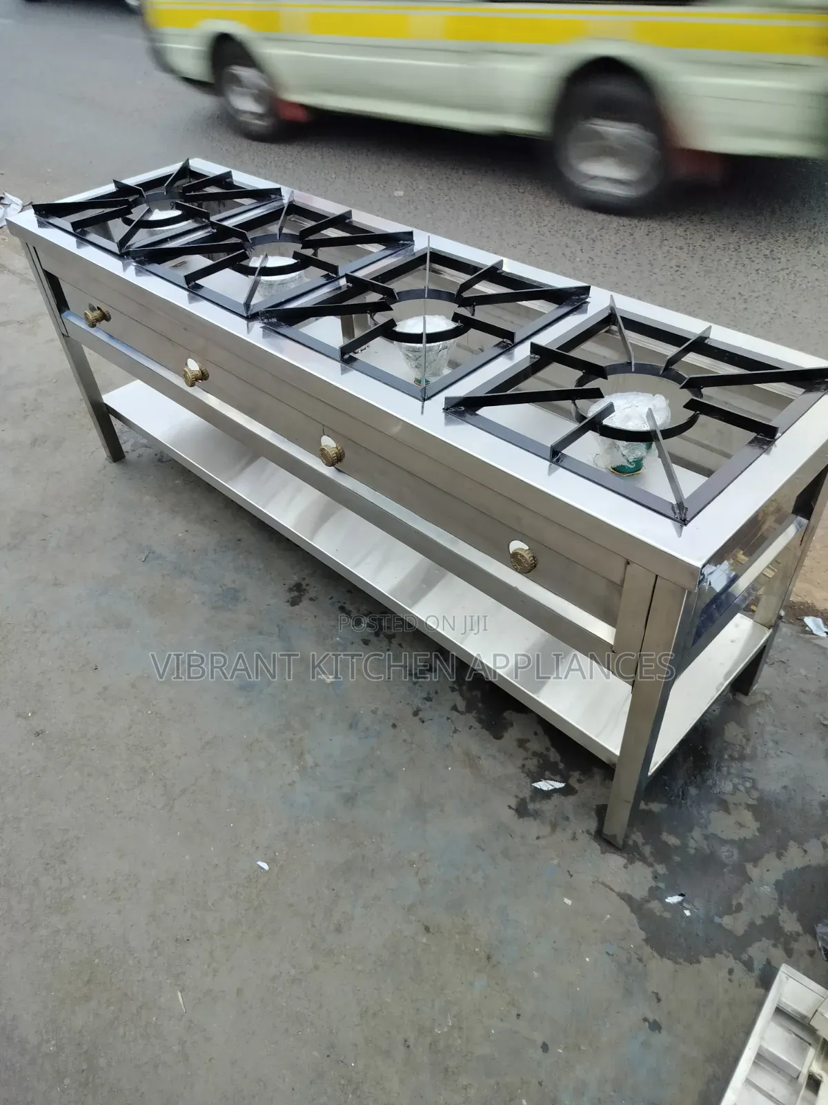 4 Burner High Pressure Commercial Gas Cooker