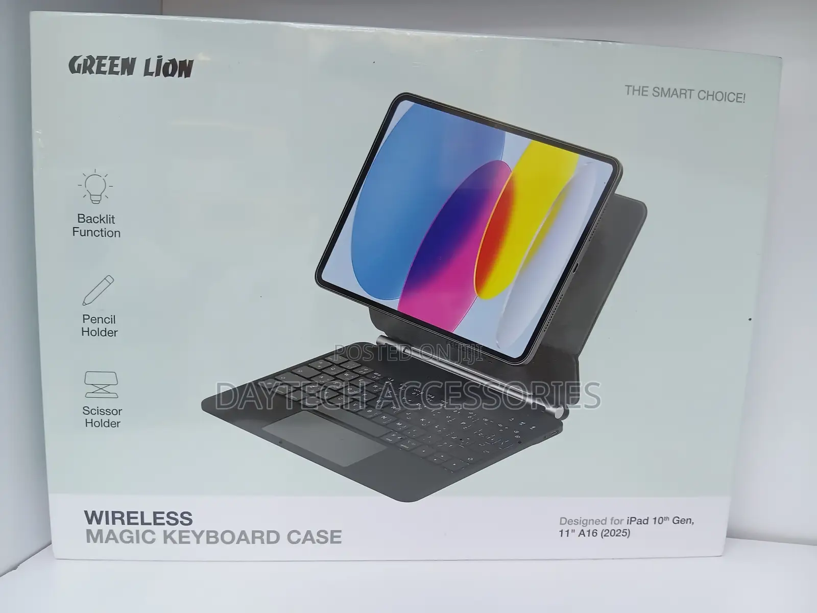 Keyboard Case for iPad A16 11" (2025) & iPad 10.9" (10th Gen 2022)