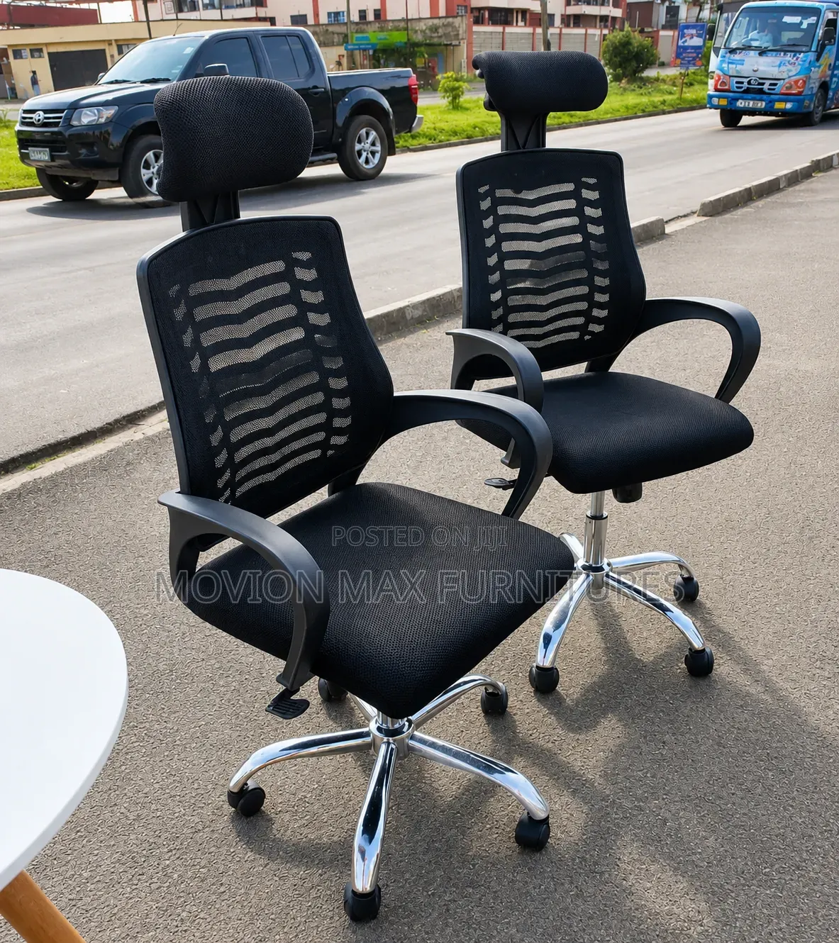 Office Chair, High Back Headrest Chairs