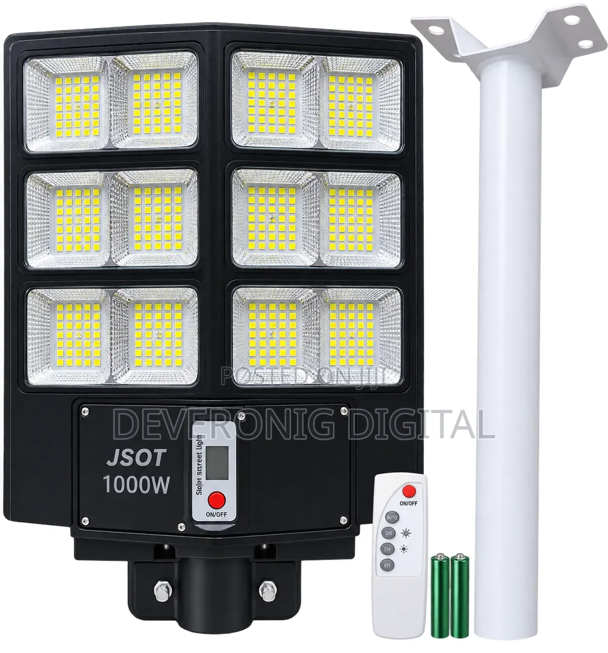 *1000Watts Solar Street Lights + Pole*