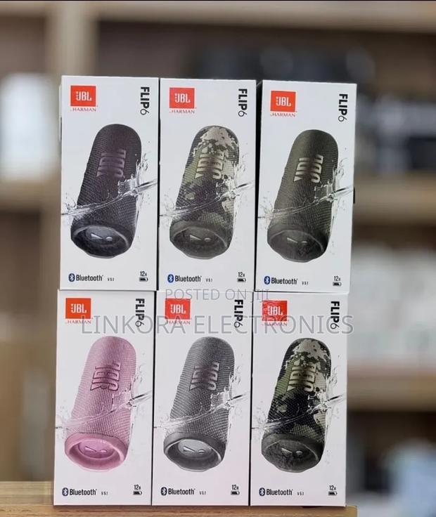 JBL Flip 6 Waterproof Wireless Speaker 30W – Brand New, Free Delivery