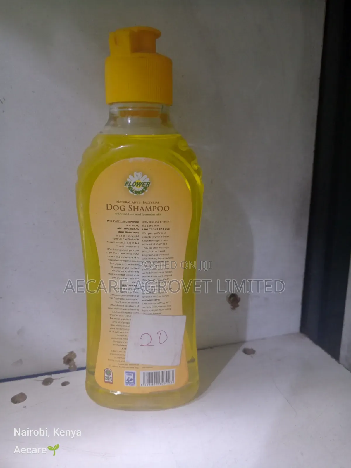 Natural Anti Bacterial Dog Shampoo 250ml