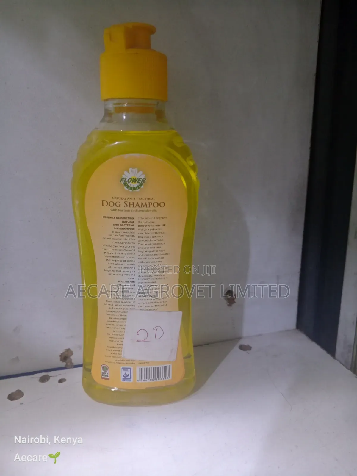 Natural Anti Bacterial Dog Shampoo 250ml