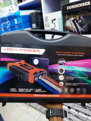 Car Jump Starter 99800mAh With Tire Inflator & Power Bank