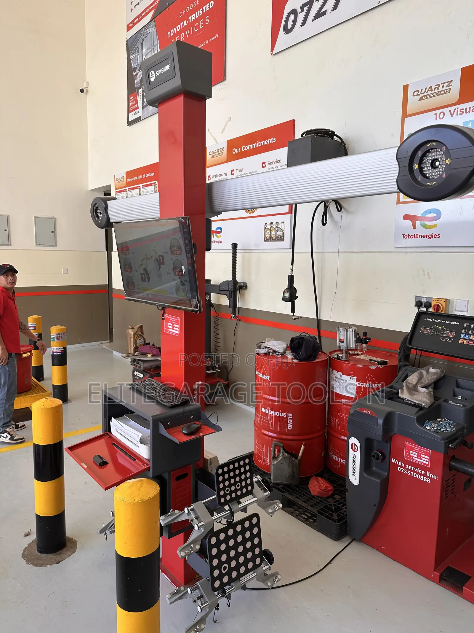 High Quality Sunshine Italy 3d Wheel Alignment System