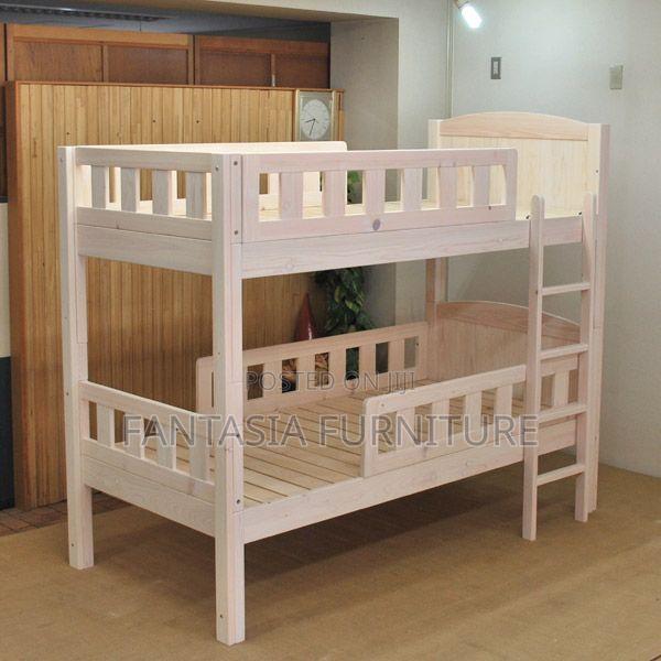 4x6 Natural Solid Wood Grain Bunk Bed: Pay on Delivery - thumbnail 2