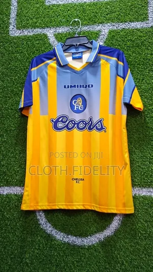 Chelsea Cools Away 1996/1997 Retro Jersey.