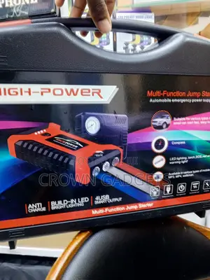 600A Emergency Car Jump Starter With Air Inflator
