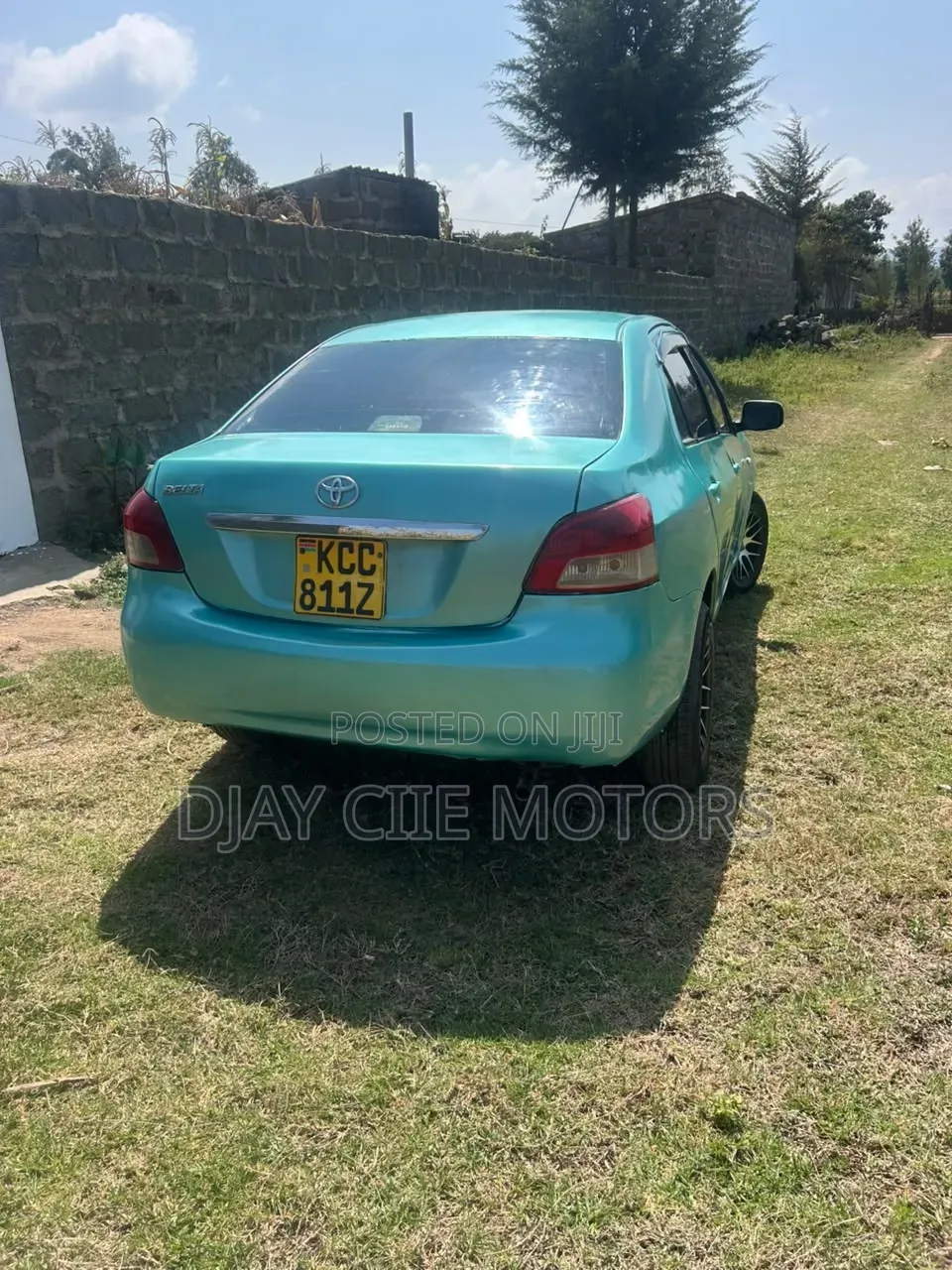 Toyota Belta 2008 Blue