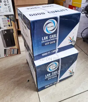 Glink Outdoor Cat6 LAN Cable 305M Ethernet Cable for CCTV & Networking