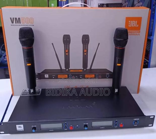 JBL VM500 Dual UHF Professional Wireless Handheld Microphone System