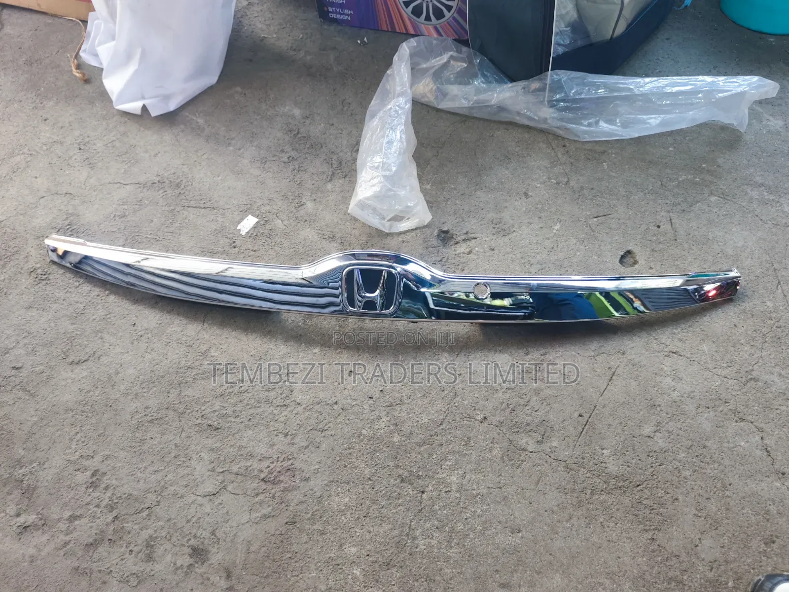 Original Honda Fit 2011 Chrome Rear Tailgate Trim Grille