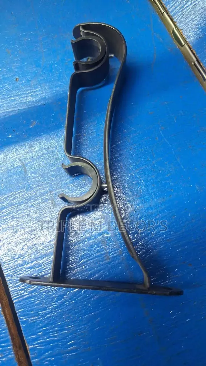 Powder Coated Iron  Curtain Rod Bracket/ Holders