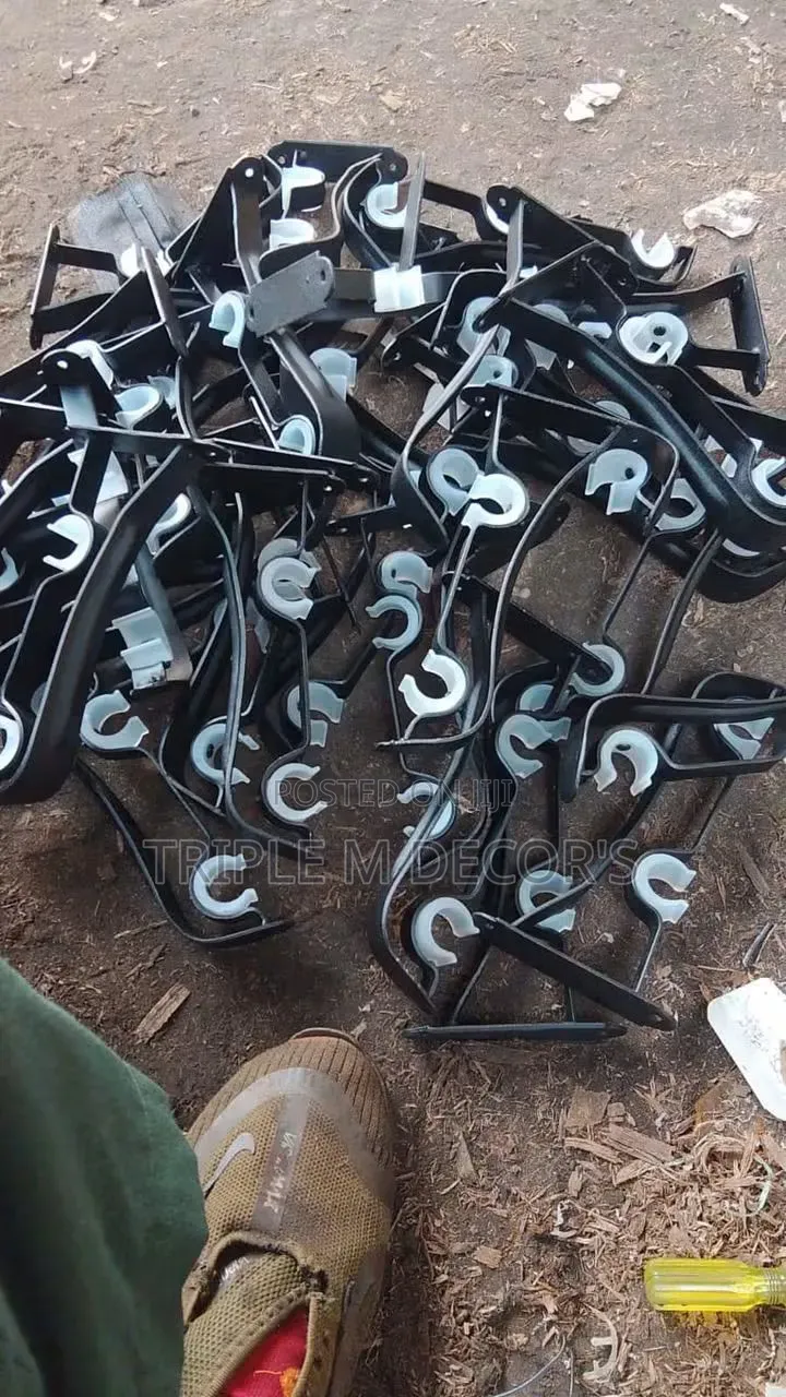 Powder Coated Iron  Curtain Rod Bracket/ Holders