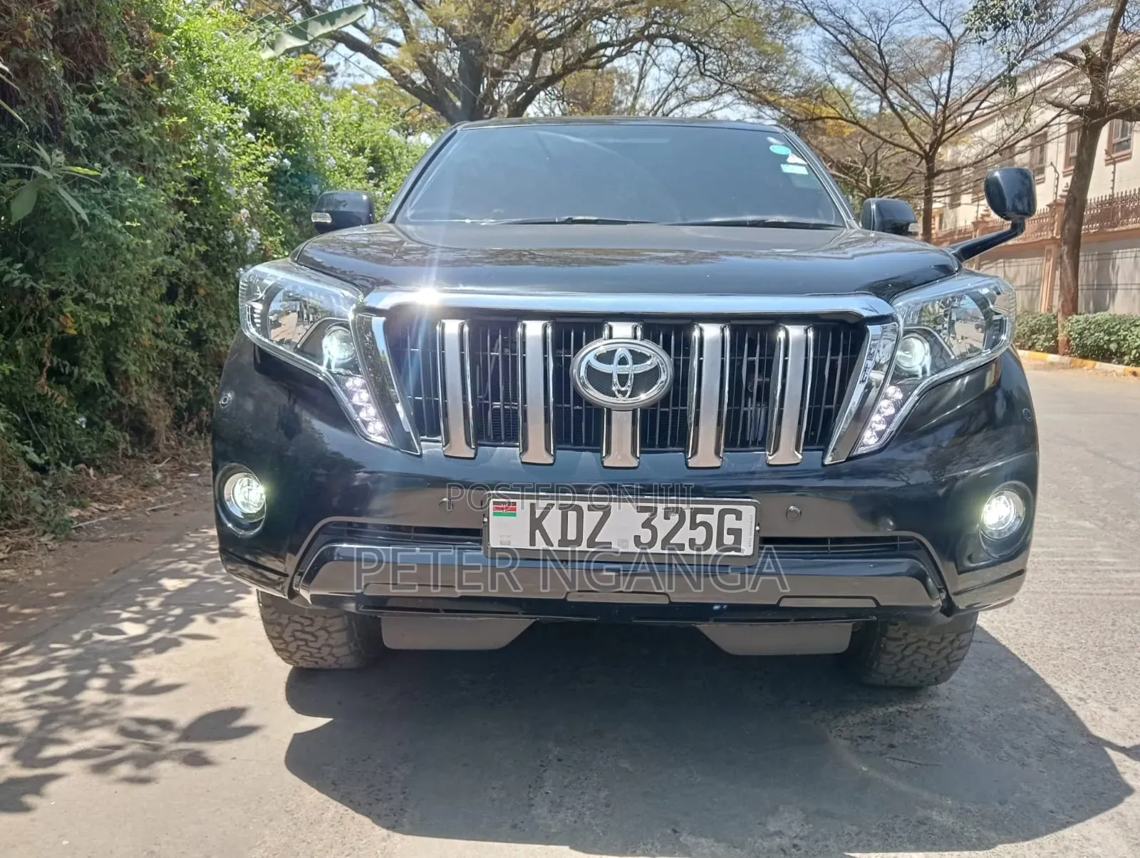 Toyota Land Cruiser Prado 2012 Matt Black