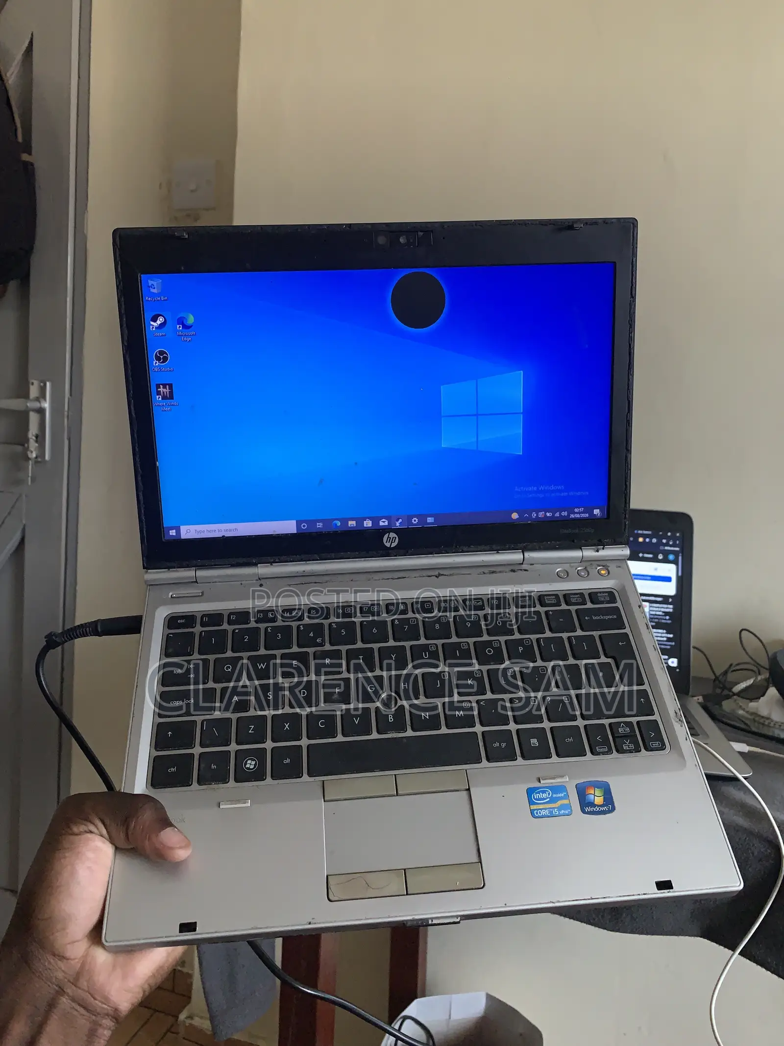 Laptop HP EliteBook 2560P 8GB Intel Core i5 HDD 512GB