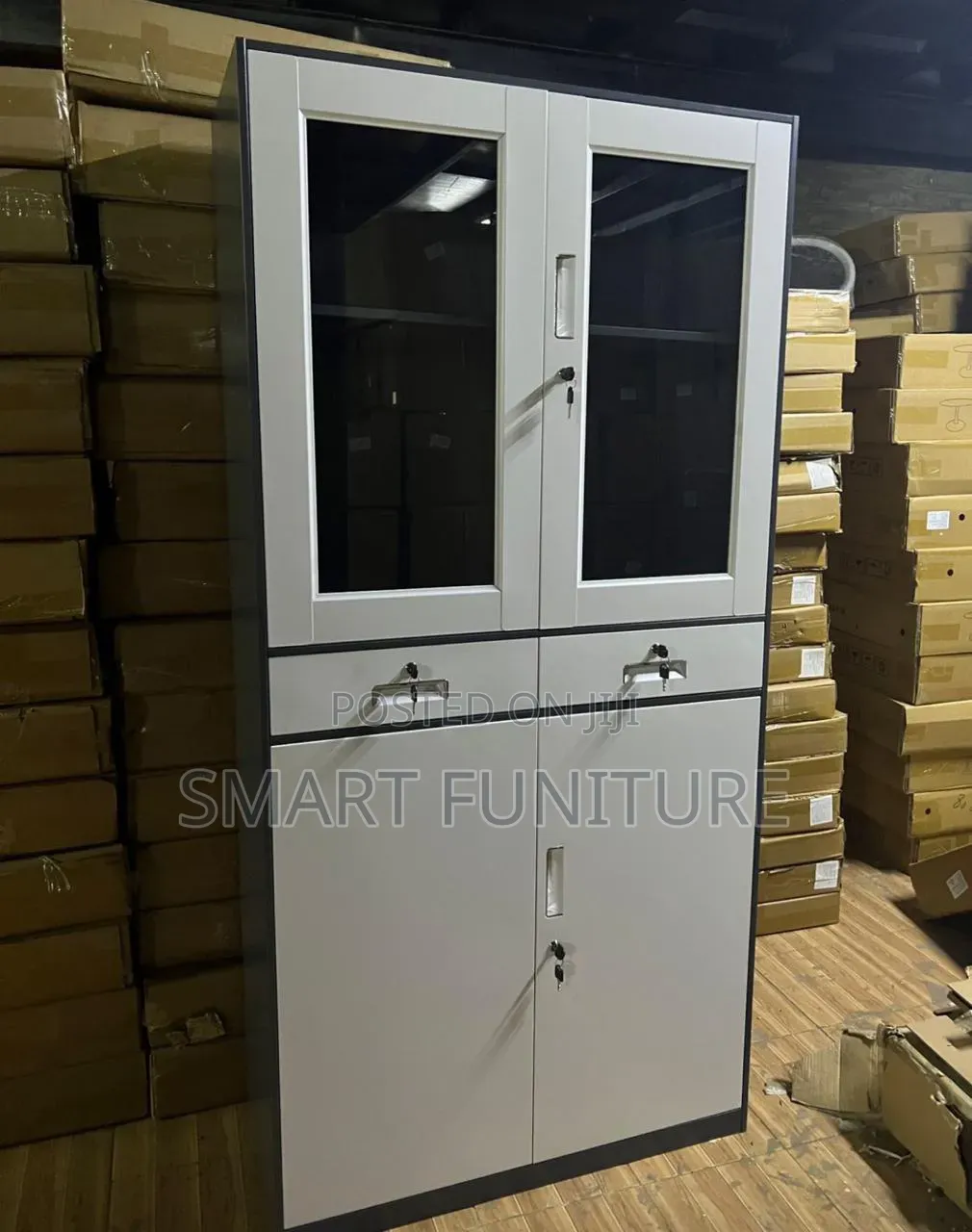 Front Glass Cabinet/Steel Office Cabinet