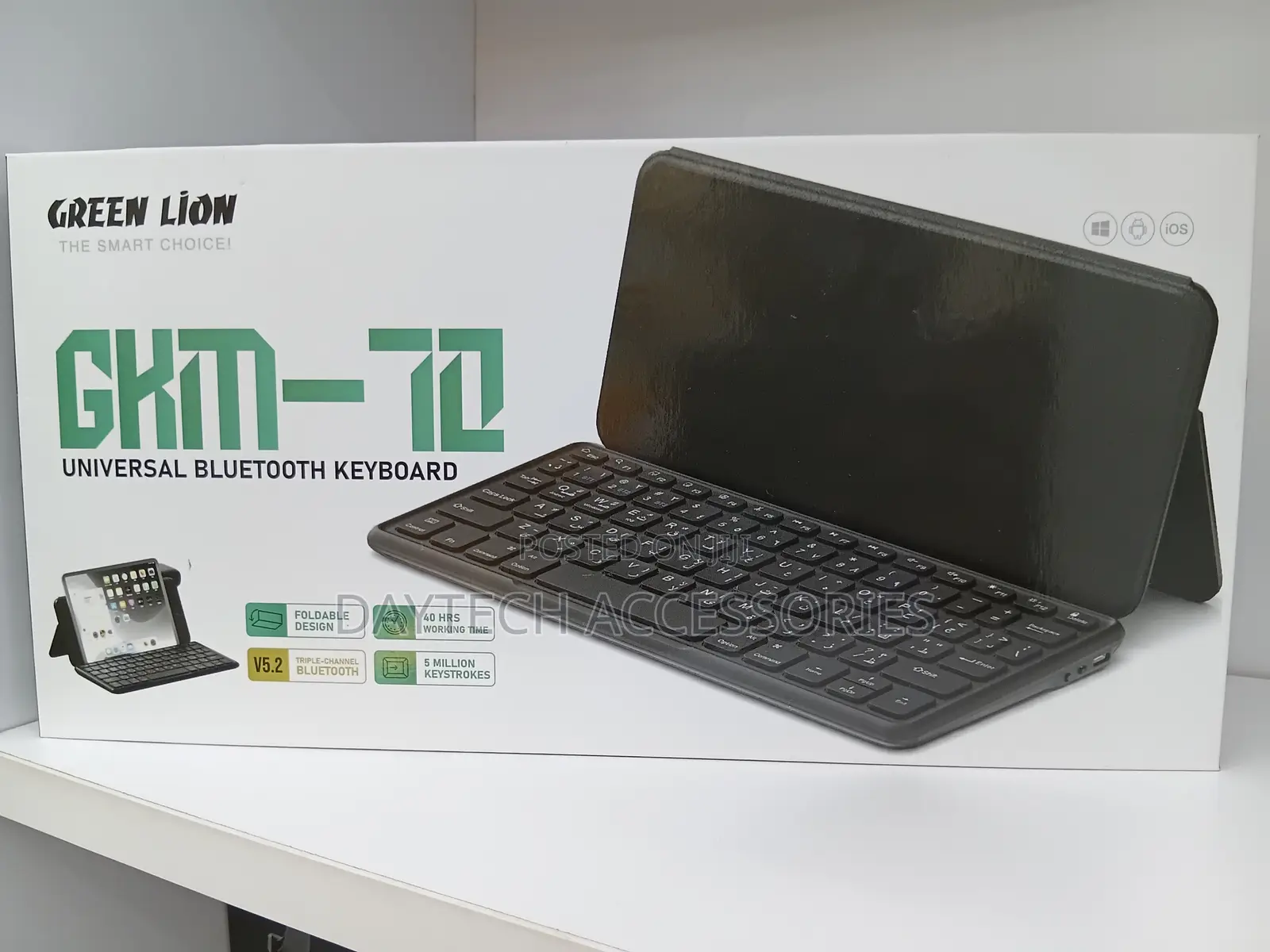The Green Lion GKM-70 Universal Bluetooth Keyboard Bluetooth V5.2.