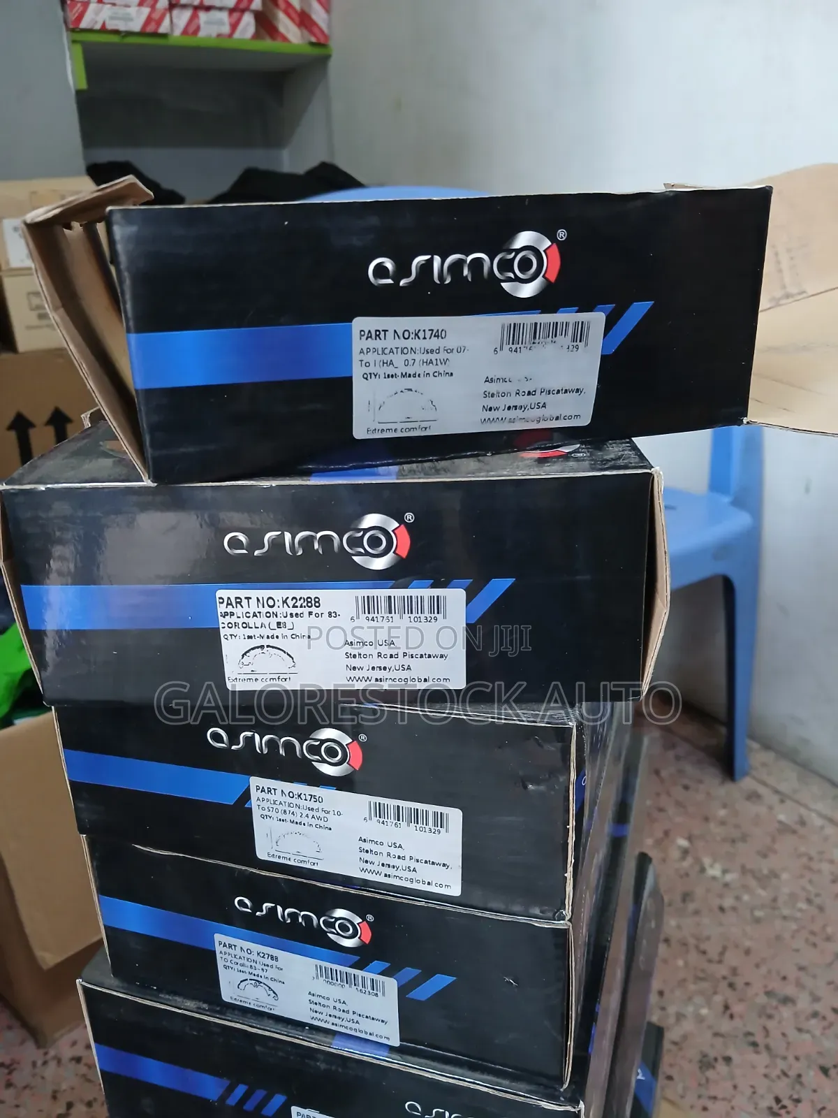 K1740–nissan Tiida Wingroad Y12 /Note  Marchad–rear Brake Linings.